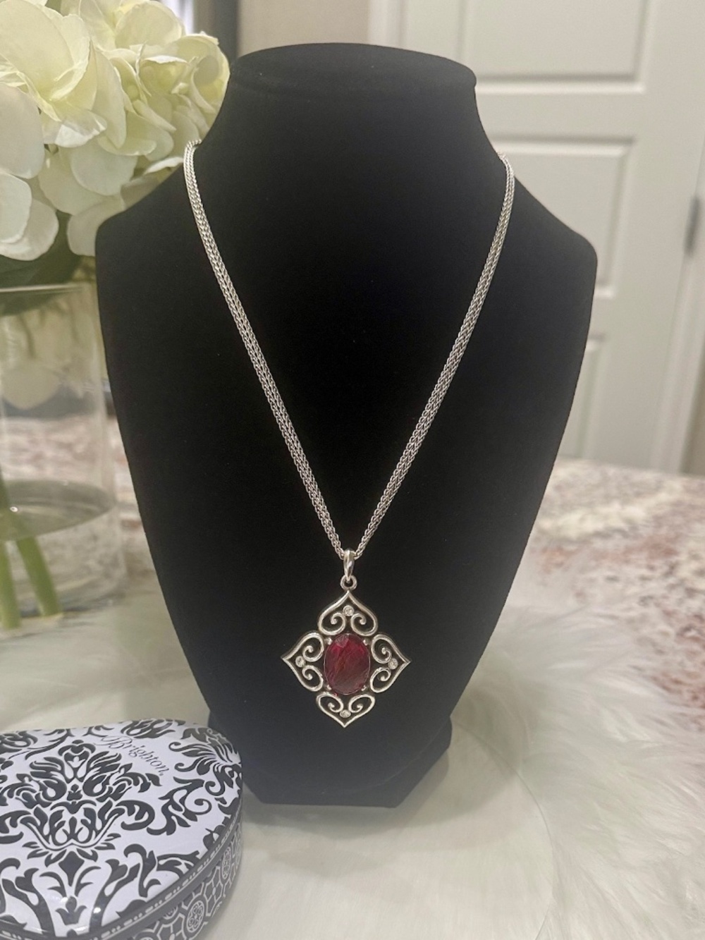 Brighton Alcazar Chrystalline Heart Necklace
